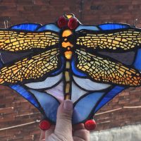 Stained glass Dragonfly