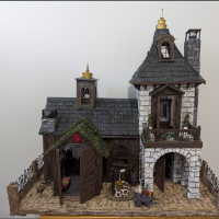 Medieval Long House Front 