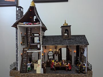 Inside view of Medieval Long House