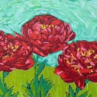 3 Peonies